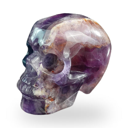 Rainbow Fluorite crystal skull 3" SKH30GF06 photo 2