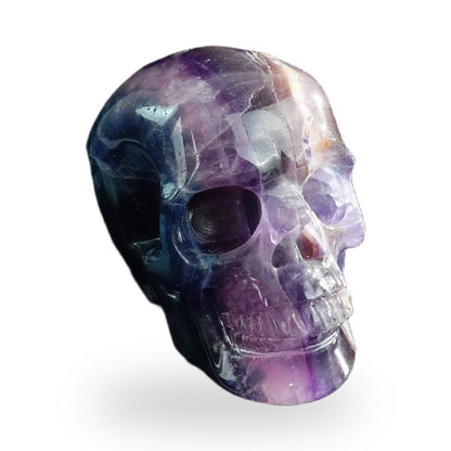 Rainbow Fluorite crystal skull 3" SKH30GF06 photo 3