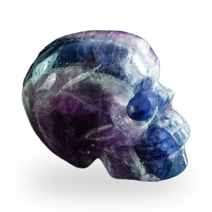 Rainbow Fluorite crystal skull 3" SKH30GF08 photo 4