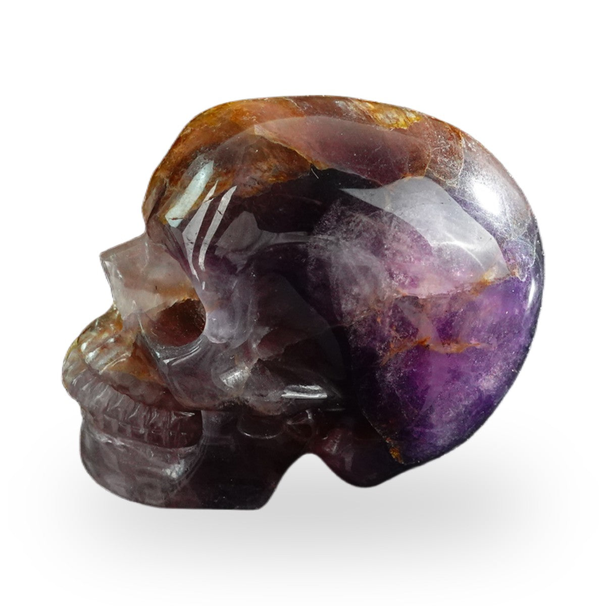 Rainbow Fluorite crystal skull 3" SKH30GF09 photo 6