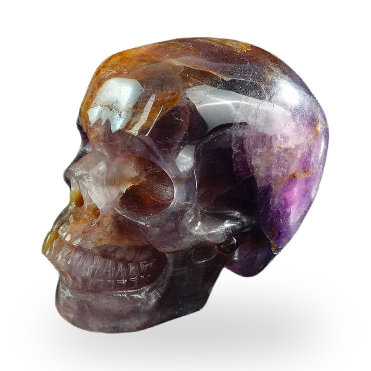 Rainbow Fluorite crystal skull 3" SKH30GF09 photo 7