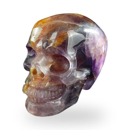 Rainbow Fluorite crystal skull 3" SKH30GF09 photo 8