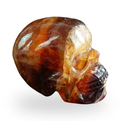 Rainbow Fluorite crystal skull 3" SKH30GF11 photo 5