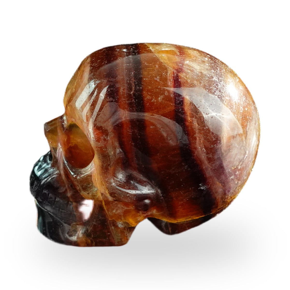 Rainbow Fluorite crystal skull 3" SKH30GF11 photo 6