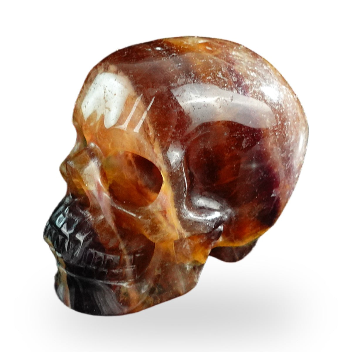 Rainbow Fluorite crystal skull 3" SKH30GF11 photo 7