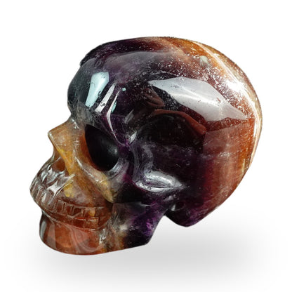 Rainbow Fluorite crystal skull 3" SKH30GF13 photo 6