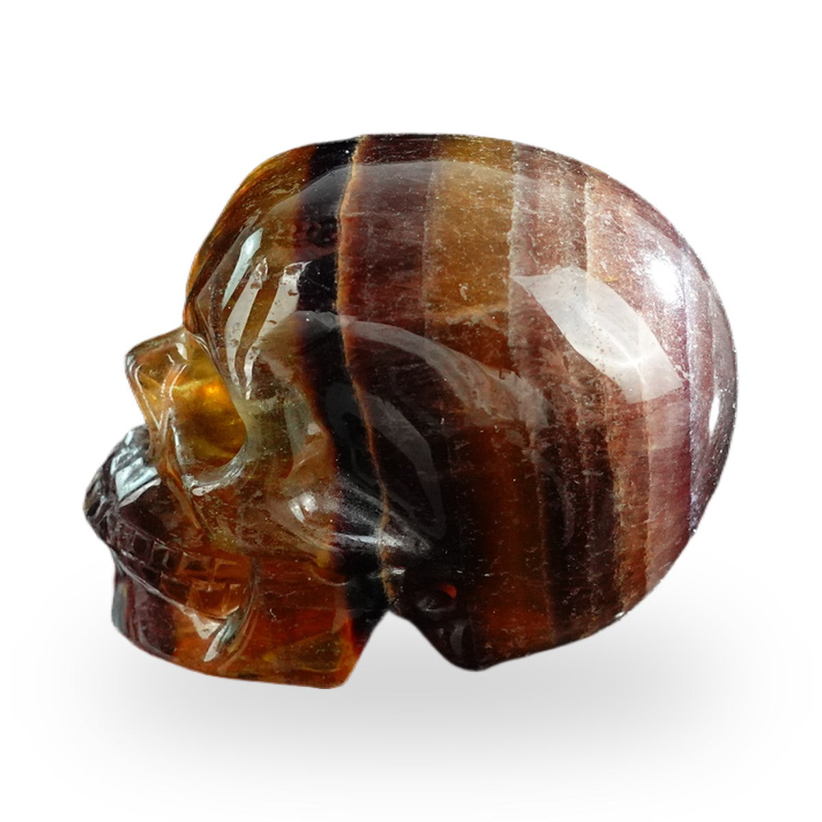 Rainbow Fluorite crystal skull 3" SKH30GF14 photo 5