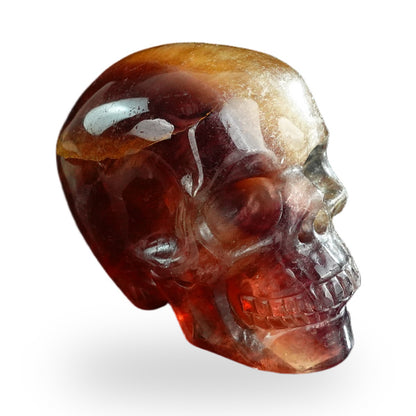 Rainbow Fluorite crystal skull 3" SKH30GF15 photo 3