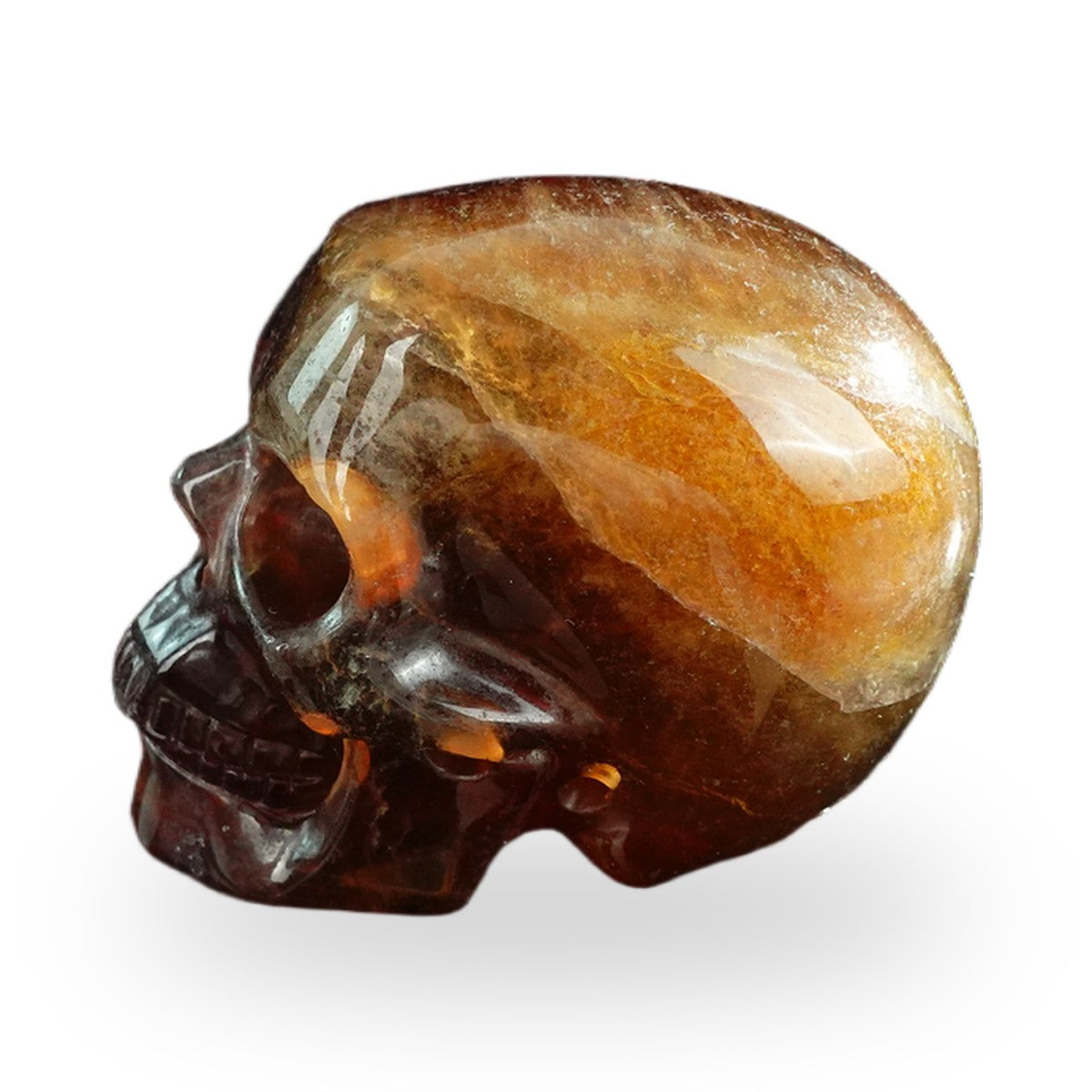 Rainbow Fluorite crystal skull 3" SKH30GF15 photo 6