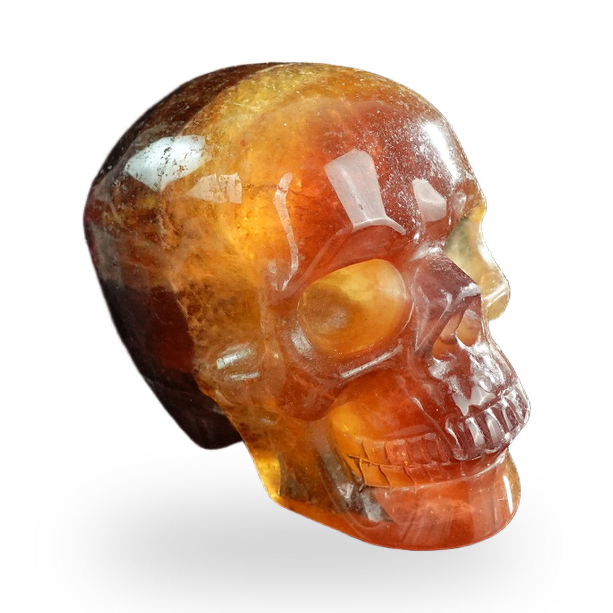 Rainbow Fluorite crystal skull 3" SKH30GF16 photo 3