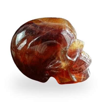 Rainbow Fluorite crystal skull 3" SKH30GF17 photo 5