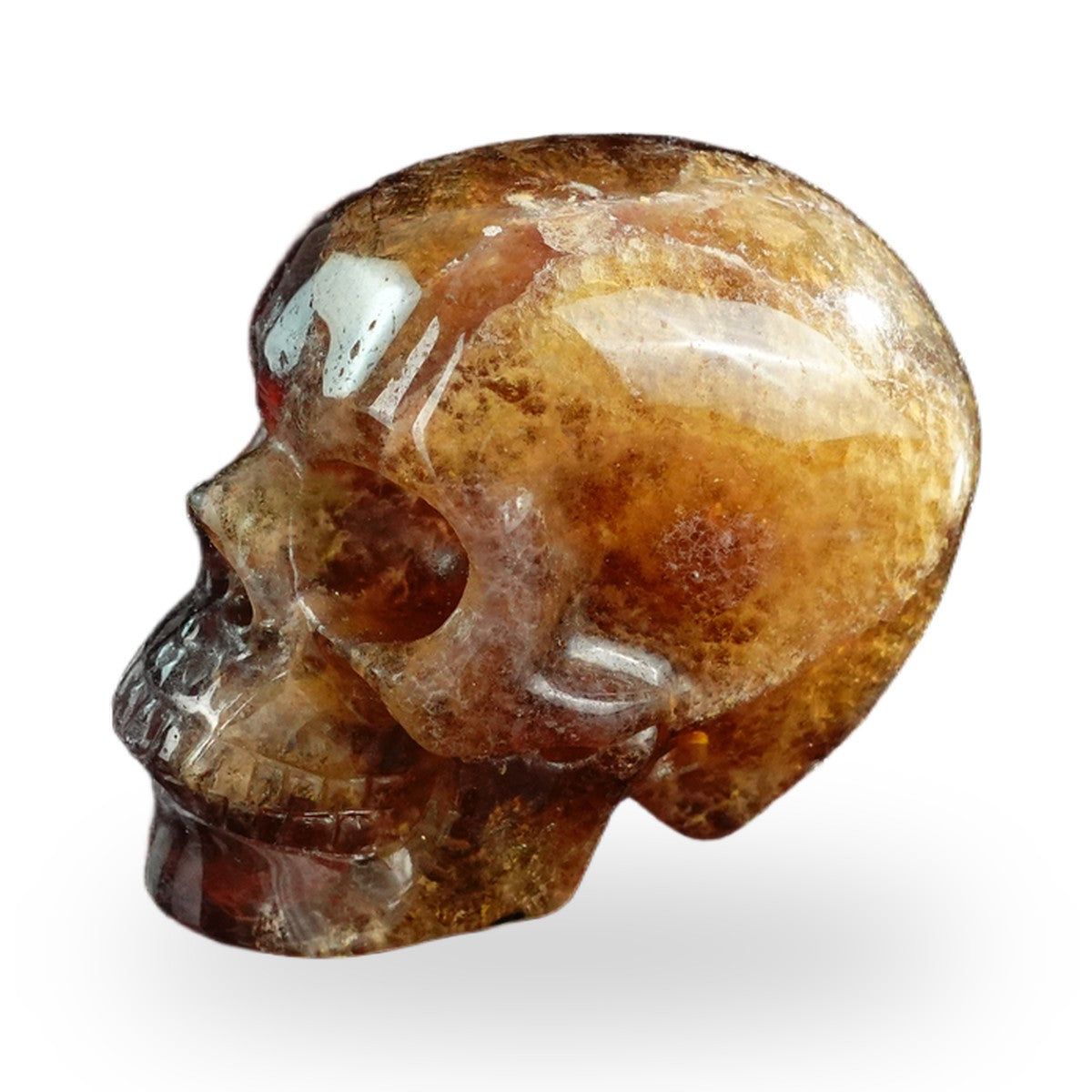 Rainbow Fluorite crystal skull 3" SKH30GF17 photo 7