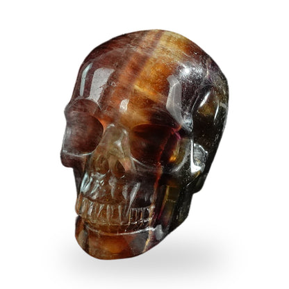 Rainbow Fluorite crystal skull 3" SKH30GF18 photo 2