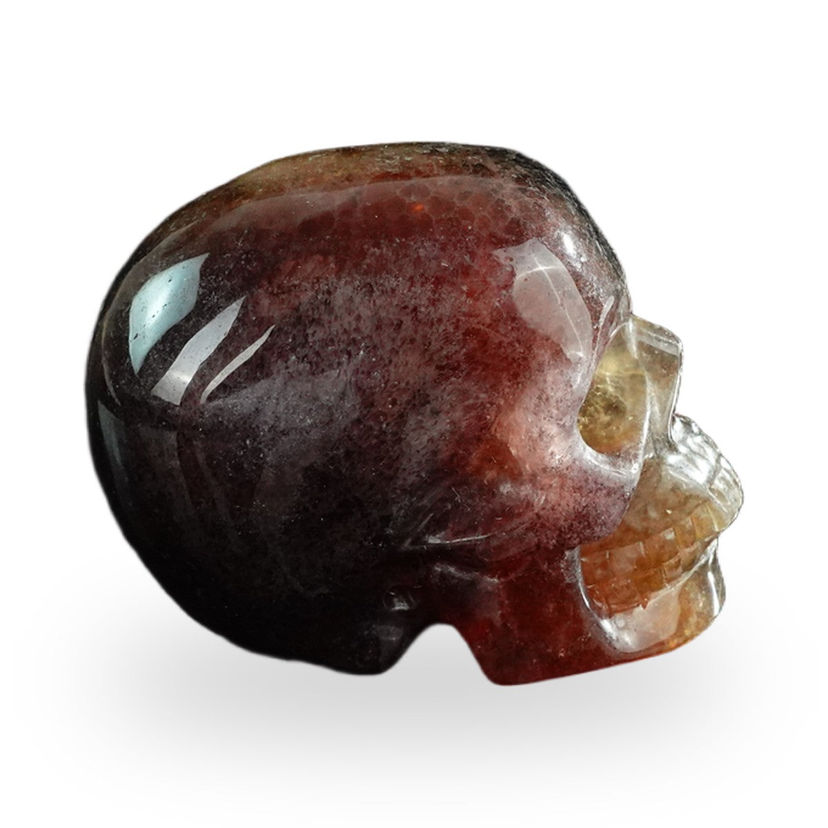 Rainbow Fluorite crystal skull 3" SKH30GF18 photo 5