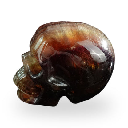 Rainbow Fluorite crystal skull 3" SKH30GF18 photo 6