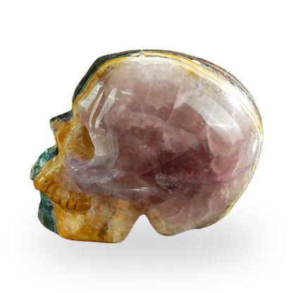 Rainbow Fluorite crystal skull 3" SKH30GF19 photo 6