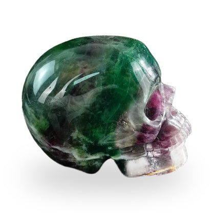 Rainbow Fluorite crystal skull 3" SKH30GF20 photo 5