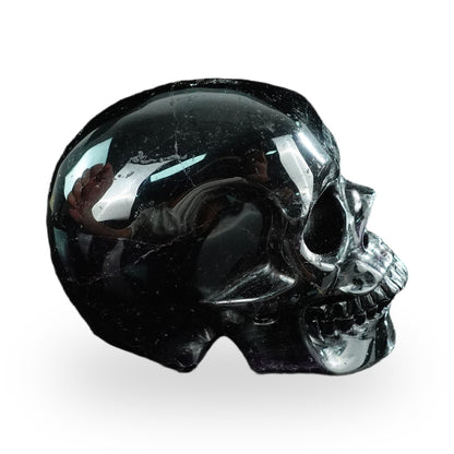 Rainbow Fluorite crystal skull 4.5" SKH45GF01 view 4