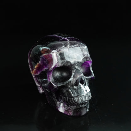 Rainbow Fluorite crystal skull 4.5" SKH45GF02 photo 2