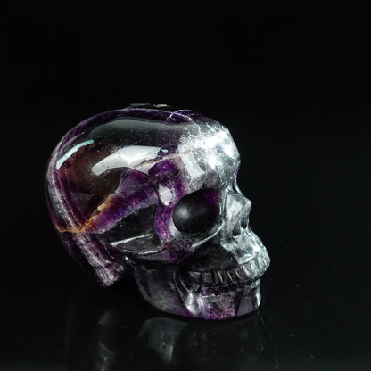 Rainbow Fluorite crystal skull 4.5" SKH45GF02 photo 3
