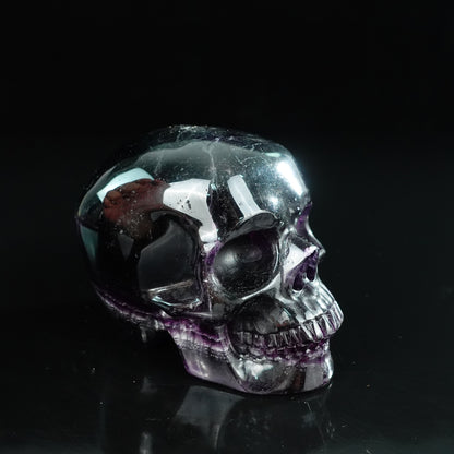 Rainbow Fluorite crystal skull 4.5" SKH45GF03 photo 3