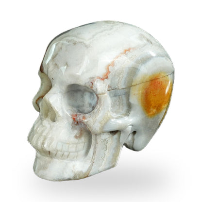 Red Crazy Lace Agate crystal skull 2.2" SKH20RC03 photo 7