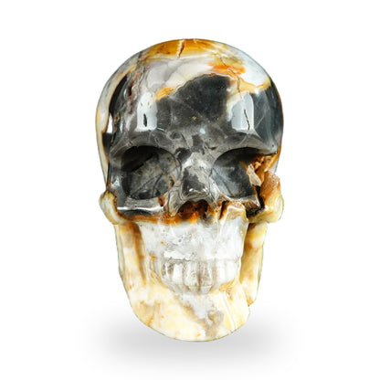 Red Crazy Lace Agate crystal skull 2.2" SKH20RC06 photo 1