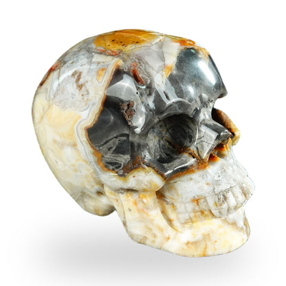 Red Crazy Lace Agate crystal skull 2.2" SKH20RC06 photo 3