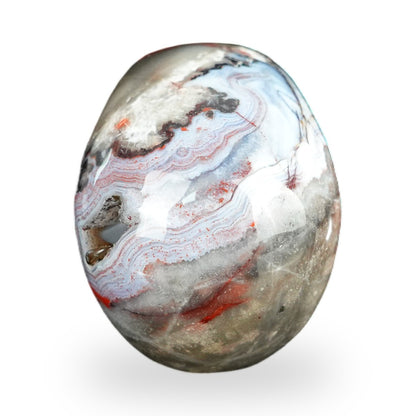 Red Crazy Lace Agate crystal skull 2.2" SKH20RC08 photo 5