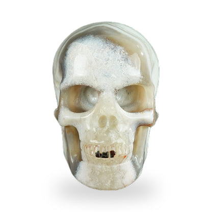 Red Crazy Lace Agate crystal skull 2.2" SKH20RC12 photo 1