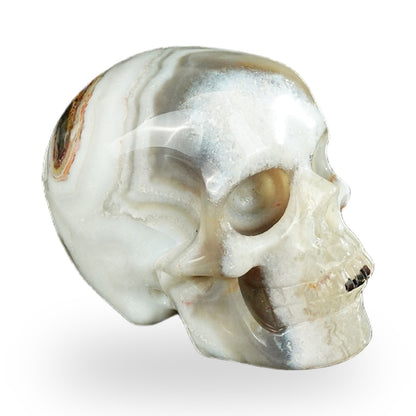 Red Crazy Lace Agate crystal skull 2.2" SKH20RC12 photo 4