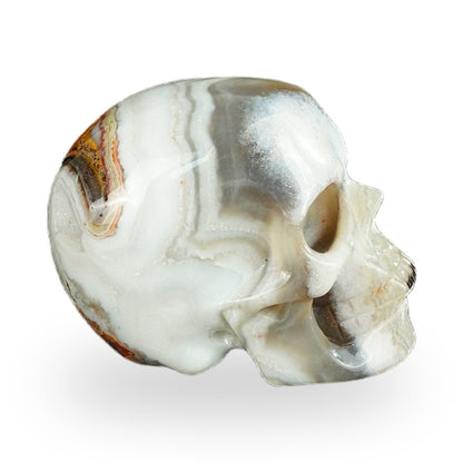 Red Crazy Lace Agate crystal skull 2.2" SKH20RC12 photo 5