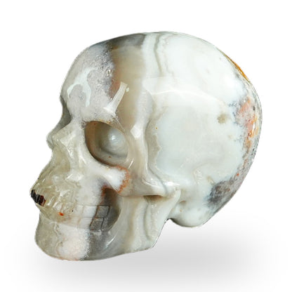 Red Crazy Lace Agate crystal skull 2.2" SKH20RC12 photo 7