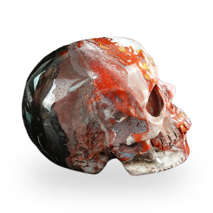 Red Crazy Lace Agate crystal skull 2.2" SKH20RC13 photo 6
