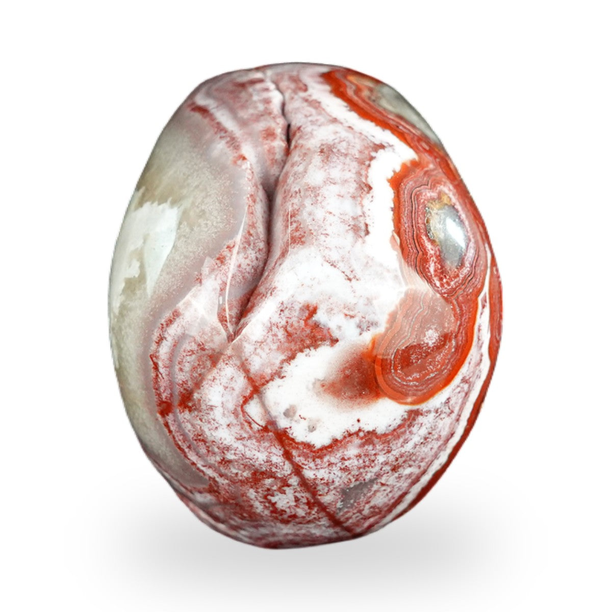 Red Crazy Lace Agate crystal skull 2.2" SKH20RC14 photo 5