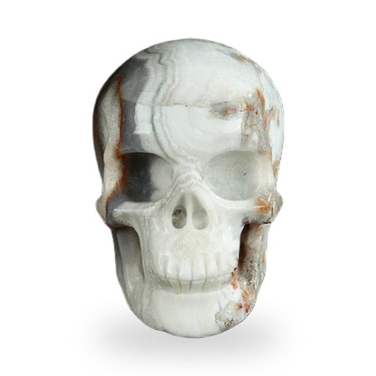 Red Crazy Lace Agate crystal skull 2.2" SKH20RC15 photo 1
