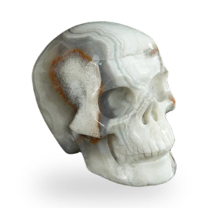 Red Crazy Lace Agate crystal skull 2.2" SKH20RC15 photo 3