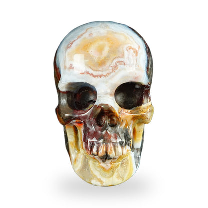 Red Crazy Lace Agate crystal skull 2.2" SKH20RC16 photo 1