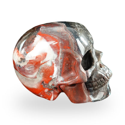 Red Crazy Lace Agate crystal skull 2.2" SKH20RC19 photo 5