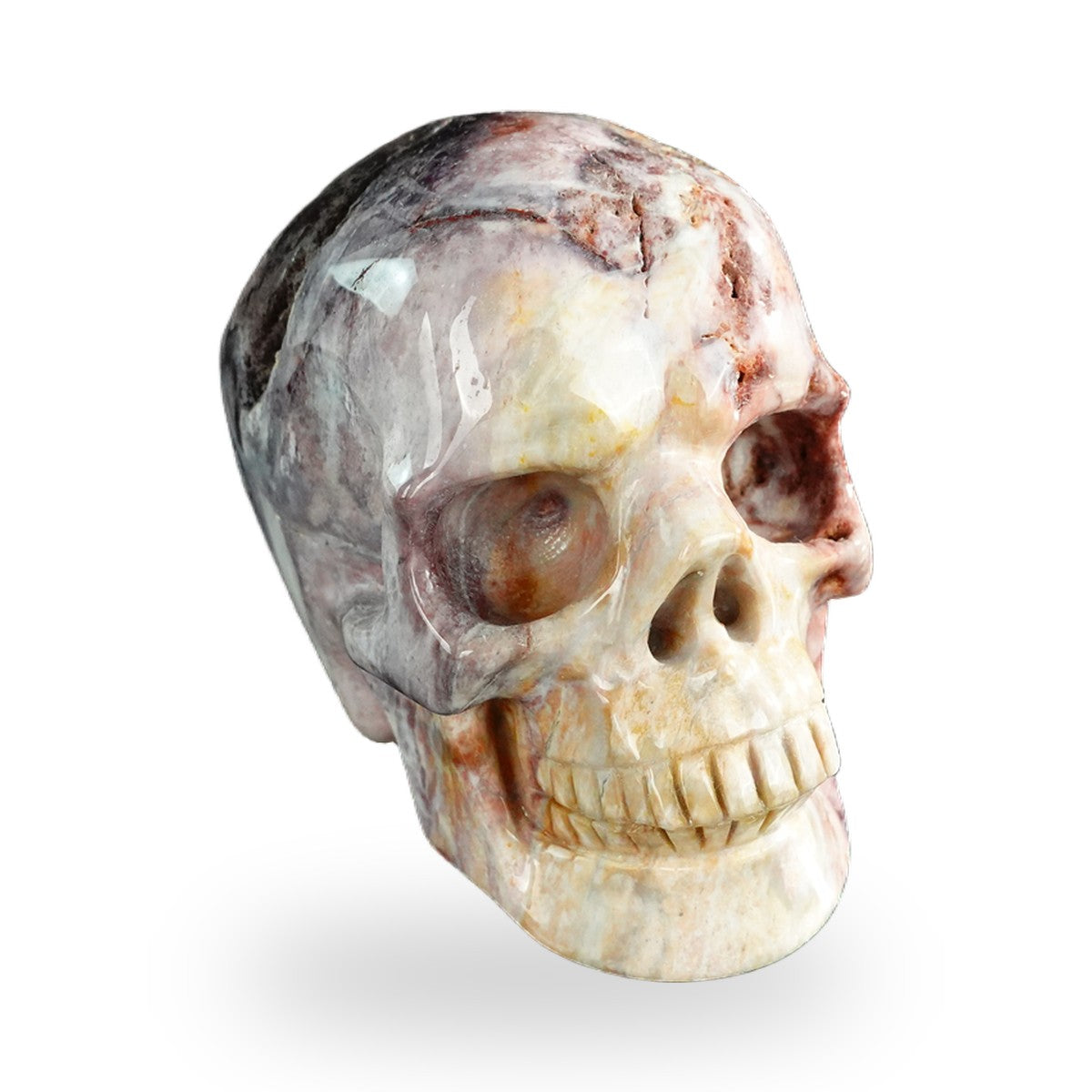 Red Crazy Lace Agate crystal skull 3" SKH30RC05 photo 2