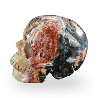 Red Crazy Lace Agate crystal skull 3" SKH30RC05 photo 6