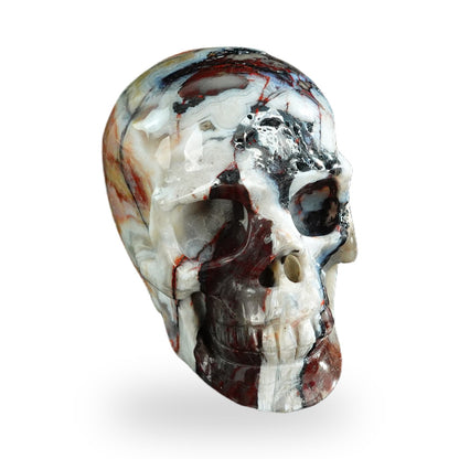 Red Crazy Lace Agate crystal skull 3" SKH30RC09 photo 2