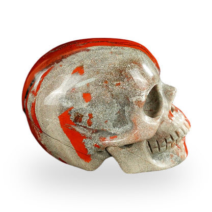 Red Jasper crystal skull 2.2" SKH20RJ01 view 5