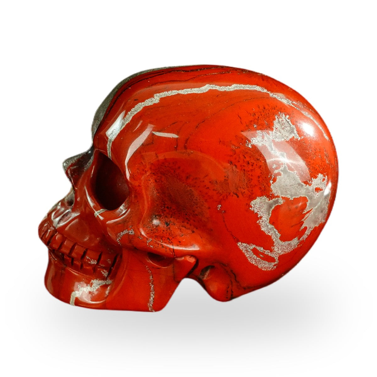 Red Jasper crystal skull 2.2" SKH20RJ01 view 6