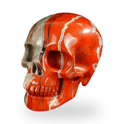 Red Jasper crystal skull 2.2" SKH20RJ01 view 8