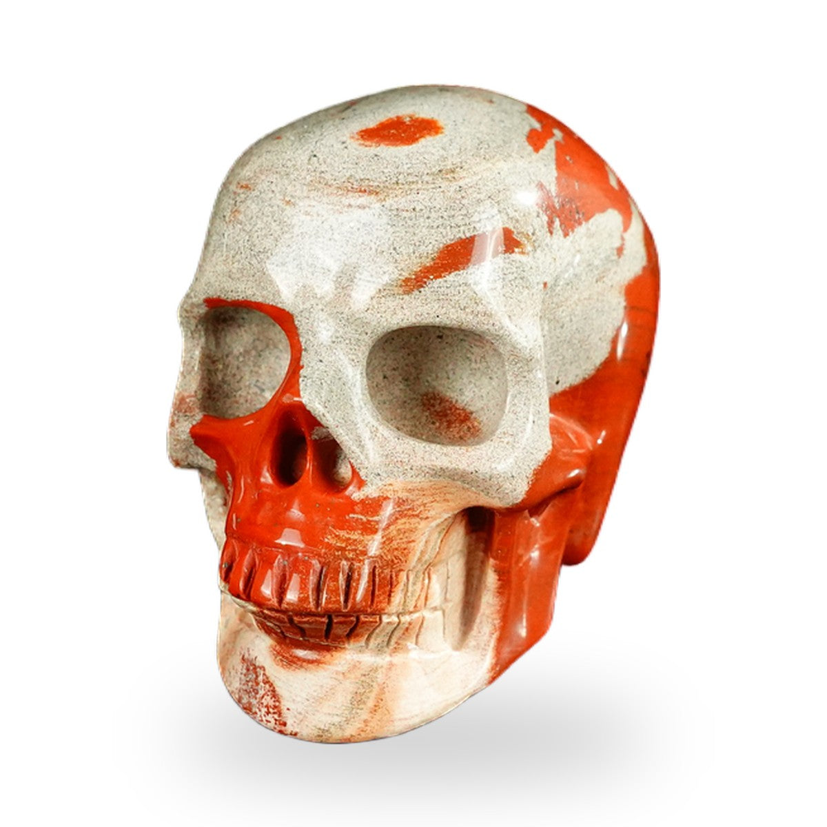 Red Jasper crystal skull 2.2" SKH20RJ02 photo 2