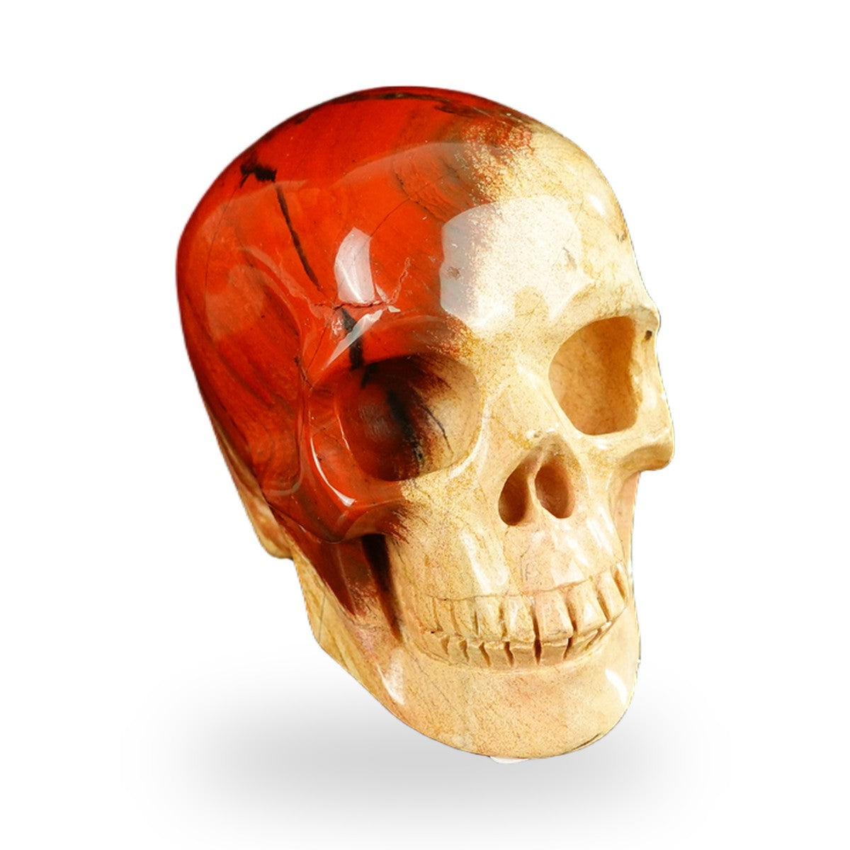 Red Jasper crystal skull 2.2" SKH20RJ03 photo 2