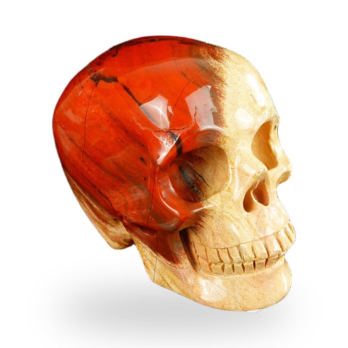 Red Jasper crystal skull 2.2" SKH20RJ03 photo 3