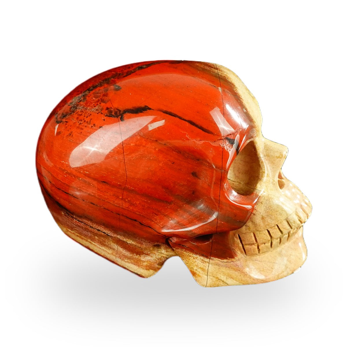 Red Jasper crystal skull 2.2" SKH20RJ03 photo 4