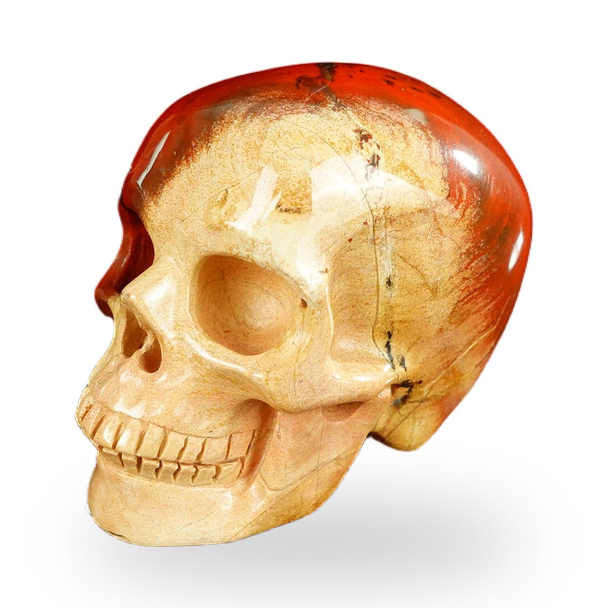 Red Jasper crystal skull 2.2" SKH20RJ03 photo 7
